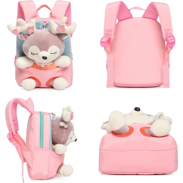 Söt toddler ryggsäck för flickor, mini baby girl ryggsäck för toddler flickor leksaker