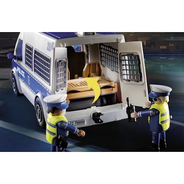 PLAYMOBIL - Politibil med lys og lydeffekter - Playmobil City Action - 52 dele