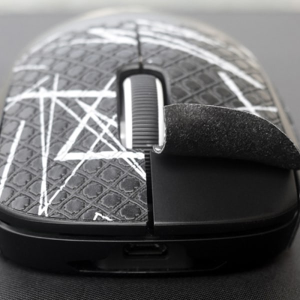 BTL Mouse Grip Tape Skate Handgjord klistermärke Halkfri suger svett A3 A4 A4