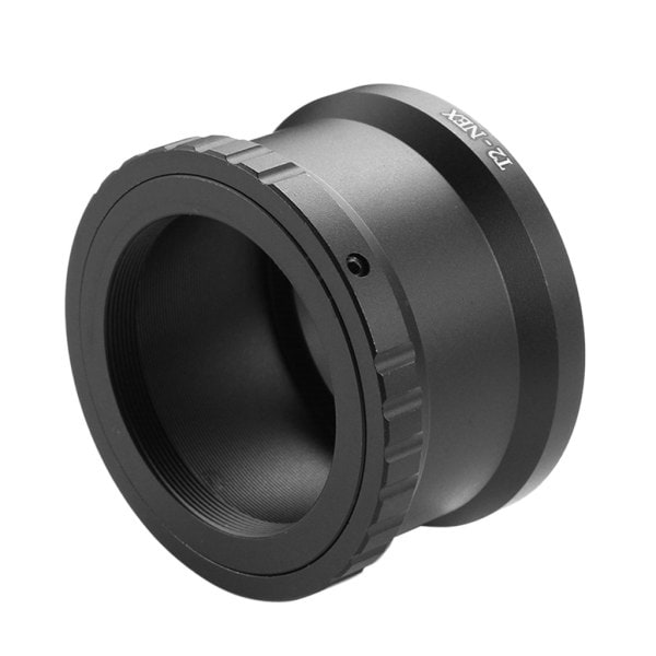 Aluminiumlegering T2-NEX Telefoto Spegel Lins Adapter Ring för NEX E-Mount kameror att fästa T2/för T Mount Lins