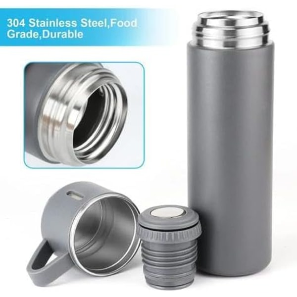 500 ml (16,9 oz) 304 rustfrit stål termoflaske med vakuum (grøn)