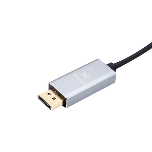5,91 fot USB C til DisplayPort 1,4-kabel 8K Type-C til DP Alt Mode Video Converter