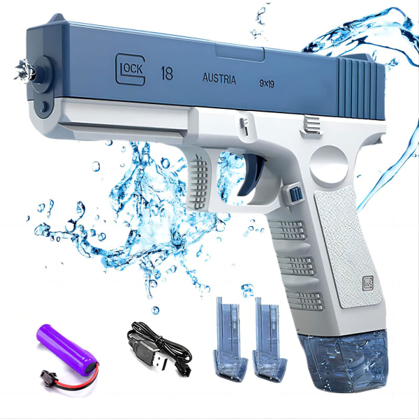 Bästsäljande elektrisk vattenpistol, automatiska sprutpistoler med en knapp med superhög kapacitet för vuxna och barn Sommarpool Strand utomhus