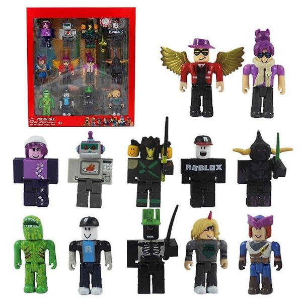 12 st Roblox karaktär Tillbehör Figur Barn Present