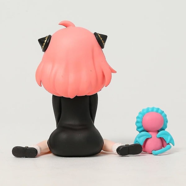 Spy X Family Mini Anya Forger Pvc-modell Anime Collection Figurleksakspresent B 9cm ingen låda