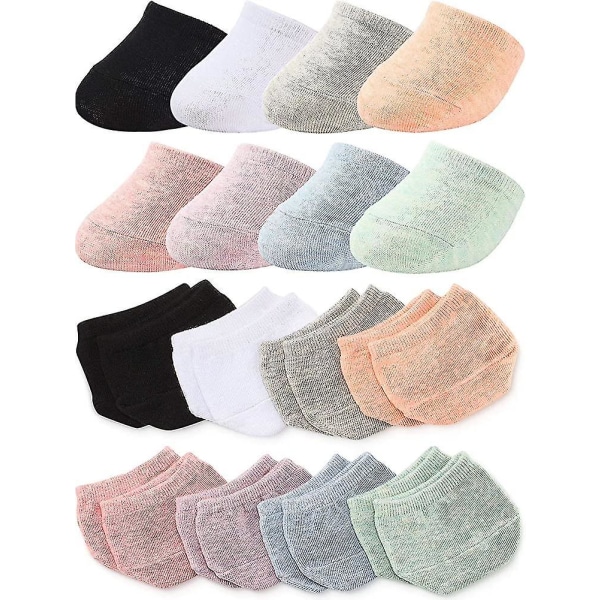 Ny stil 8 par tåtoppar Liner Half Socks Sömlösa damstrumpor