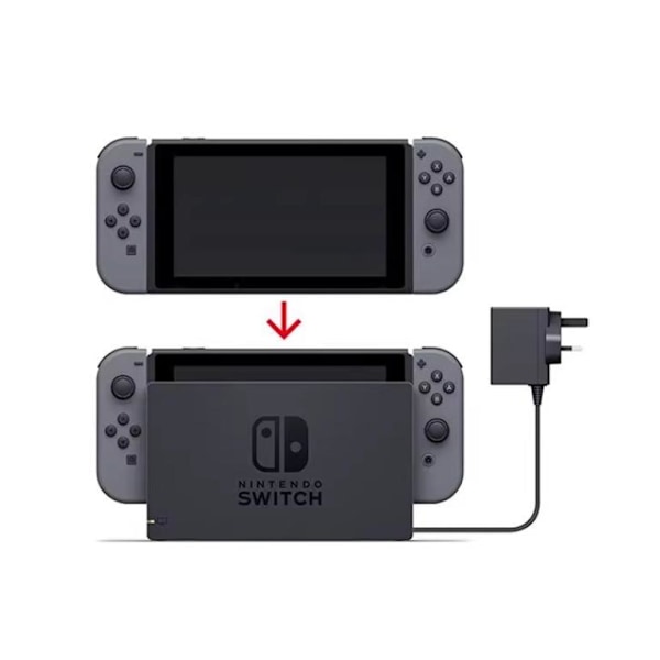 Original Nintendo Switch TV-dock, Bærbar Nintendo Switch TV-dock (Kun Switch TV-dock)