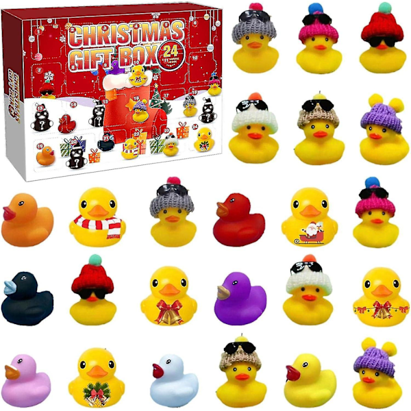 Gummianke Advent 2023, Advent 2023 Barn, Advent Anka Bad Til 09(24 ducks)