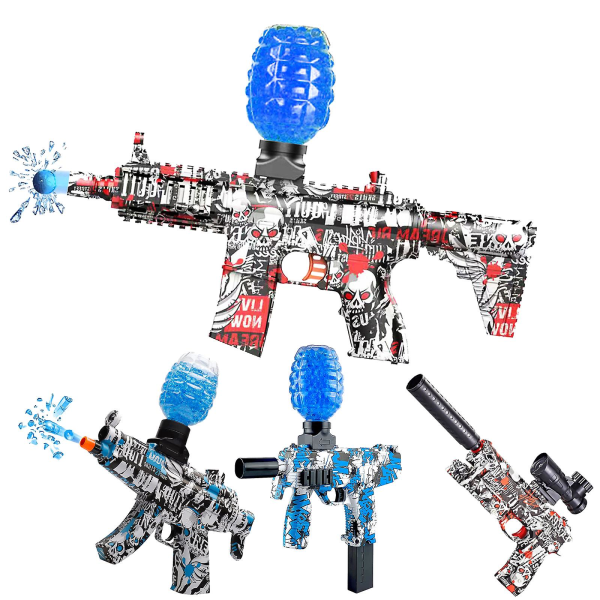 Elektrisk Gel Ball Blaster Splatter Toys Kit med vattengelpärlor MP9