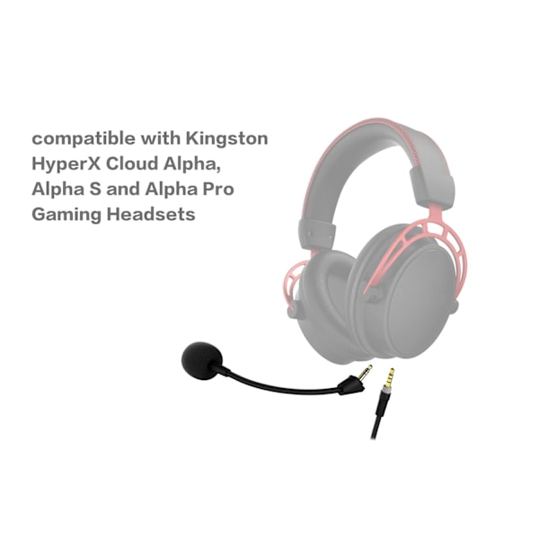 Ersättningsmikrofon för HyperX Cloud Alpha Spelheadset