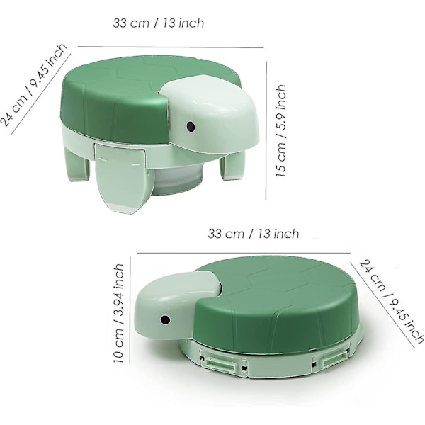 4-in-1 pottränings toalett, bärbar pottränings sits för småbarnsresor, hopfällbar babyresepotta med 20 engångspotta foderpåsar (