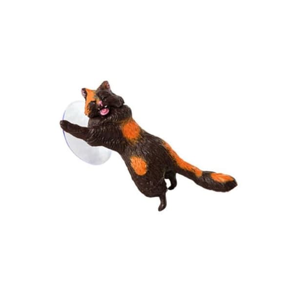 Accessoar - SHOP-STORY - Katttelefon - Mobiltelefonstöd i form av en katt - Sugpropp - Plast