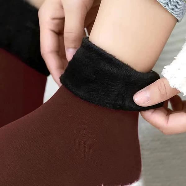 Termiske Sokker - Flanor - Brun - Cashmere - Åndbare - One Size Brun 36