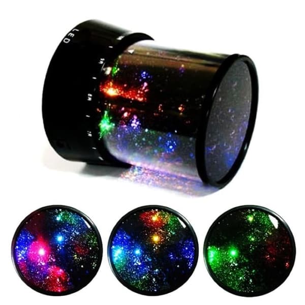 Nattelys Star - Cosmos Master - LED - Sort - Romantisk - Julegave