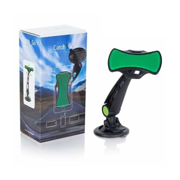 Universellt bildsupport - CATCH & GO - Smartphone - Sugkopp - Plast - Svart