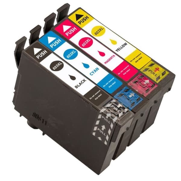 Kompatible blækpatroner 603XL til Epson Expression Home XP-3100 - Pakke med 4 - Sort