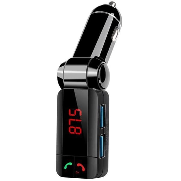 LCD Bluetooth 3.0 Bil Kit FM Transmitter MP3 Mikrofon Dobbelt USB Oplader Håndfri WSJ60603161_1909
