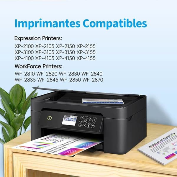 Kompatible blækpatroner 603XL til Epson 603 XL til Expression Home XP-2100 XP-2150 XP-3100 XP-3105 XP-3150 XP-4100 XP-4155