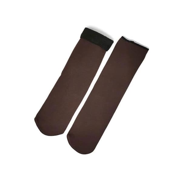 Termiske Sokker - Flanor - Brun - Cashmere - Åndbare - One Size Brun 36