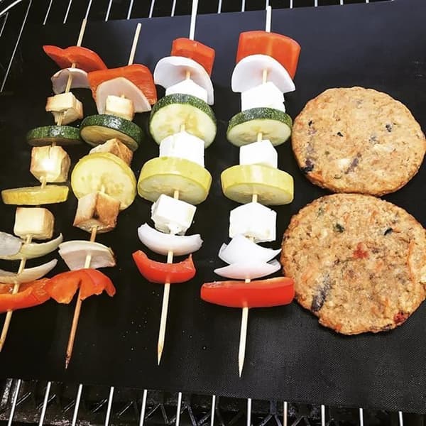 5X Grillmat til BBQ Teflon Non-stick Bagning Genanvendelig Grillplade