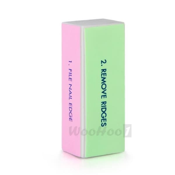 5X BLOC BLOCK A LIME POLISSOIR 4 SIDER NEGLEKUNST MANIKURE