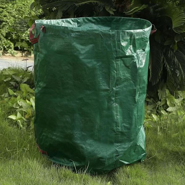 OUTAD Trädgårdsavfallspåsar - 272L - Grön - Solid Grön