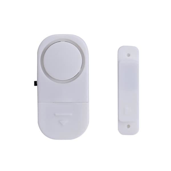 Alarm System - Hus - 4 Stk - Trådløs - Magnetisk Sensor - 90 db Vit