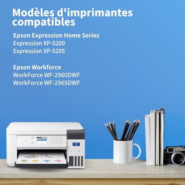 503Xl Multipack bläckpatron för Epson 503 Xl för Epson Expression Home Xp-5200 Xp-5205 Xp5200 Xp5205 Workforce Wf-296[J242]