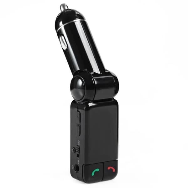 Langaton Bluetooth V2.0 auto stereo FM-lähetin MP3 USB-levynsoitin Svart