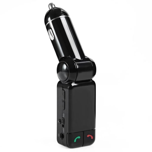 Trådløs Bluetooth V2.0 bil stereo kit FM transmitter MP3 USB diskafspiller Svart