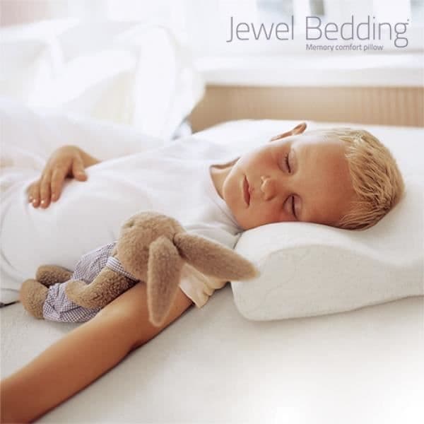 Viscoelastisk Cervikal Pude Jewel Bedding Vit