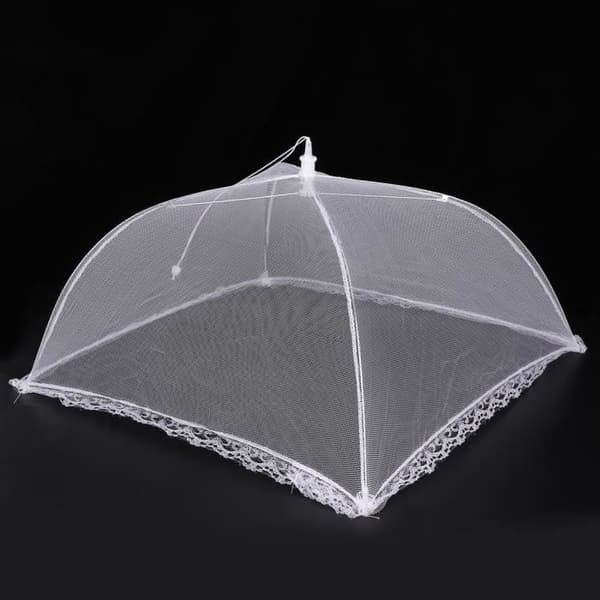 Maddække - Minifinker - Mesh cover - Sammenfoldelig - Genanvendelig - Hvid Vit