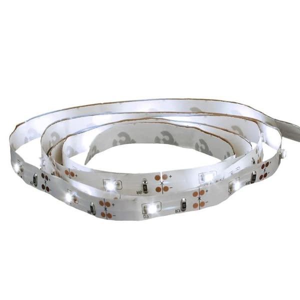 Batteridriven LED-list 1m Kallvit Vit kyla