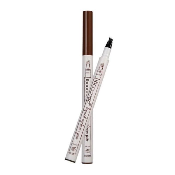 Kulmakynä - MRQT - Vedenkestävä - Microblading - Haarapää - Ruskea väri Grå