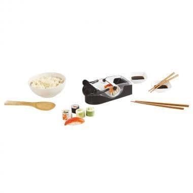 Sushi- ja sakekone tarvikkeineen Svart