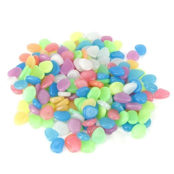 Pierre d'aquarium - ABI12 - 200PCS - Fluorescent - Vit - 25 mm Vit