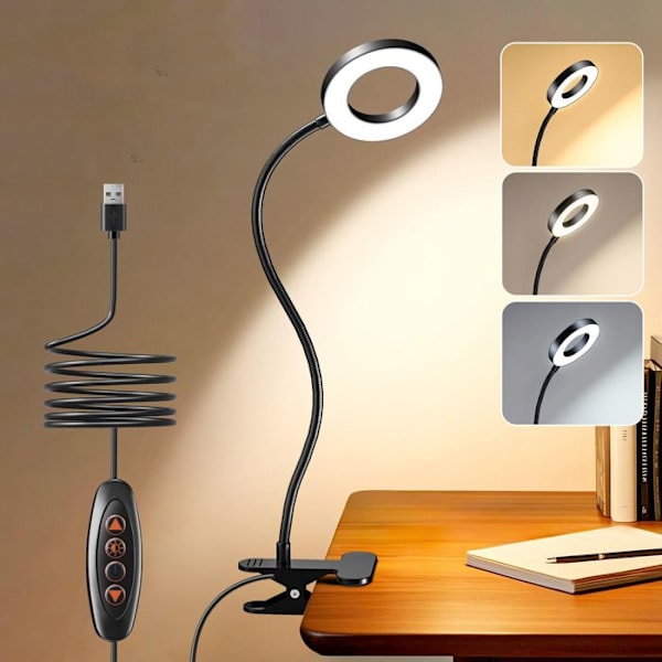 Kontorlampe - SERBASIC - 70cm - LED - 3 Temperaturniveauer - 10 Lysstyrkeniveauer