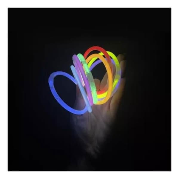 Armbånd og fluorescerende stænger - COBYE - Cobye - 100 stk. - 8 farver - Belysning 12 timer mångfärgad