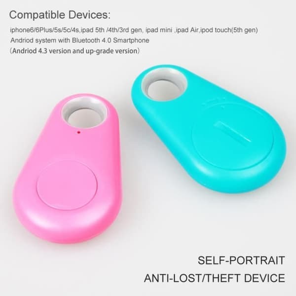 Tracker Bluetooth - SHINNTTO - iTag - Bluetooth 4.0 - Anti-tab - Multifarvet