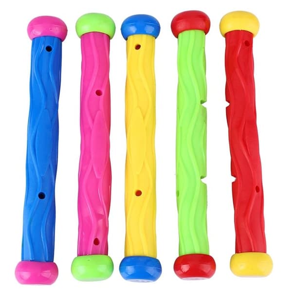 Träningsleksaker för pool - Noname - 5-pack - Giftfritt PVC - Klara färger - För barn