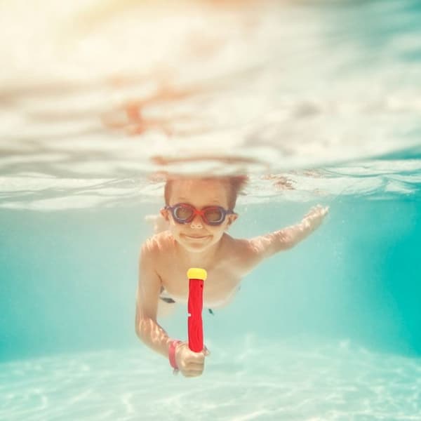 Träningsleksaker för pool - Noname - 5-pack - Giftfritt PVC - Klara färger - För barn