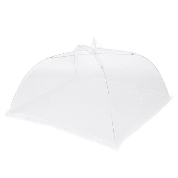 Maddække - Minifinker - Mesh cover - Sammenfoldelig - Genanvendelig - Hvid Vit