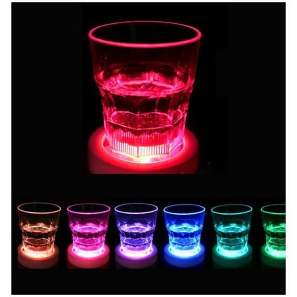 LED lysunderlag - YWEI - grøn - 2 stk - Grøn - 2 dele - Stemningslys grön