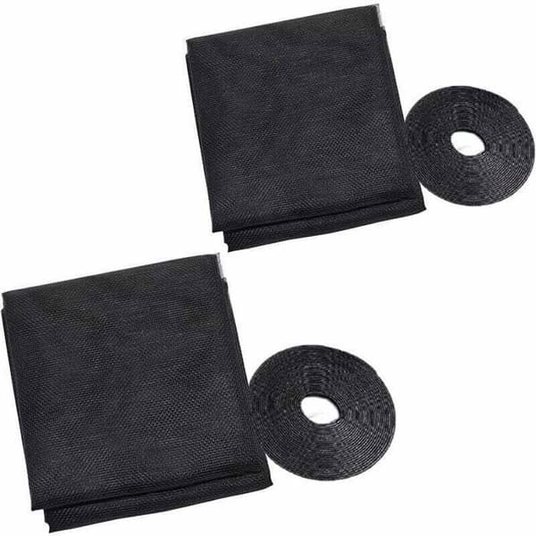 Moskito net vindue - OKZ - Sort - 130x150 cm - 2 stk.