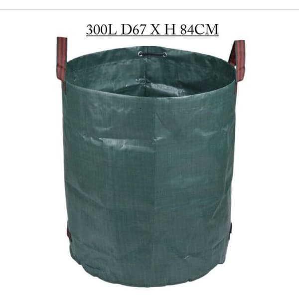 Trädgårdsavfallspåse - Set om 3 - 300 L - Höjd 84 cm - Diameter 67 cm -