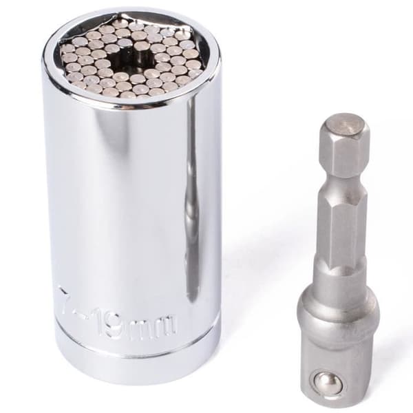 Universal Socket Nøgle Adapter til Boremaskine, Multifunktionel Hjemme Reparation Værktøjssæt BI032