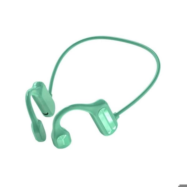 Bone conduction hörlurar - AVIZAR - Malibu - Bluetooth 5.2 - Grön - Svettresistent Grön