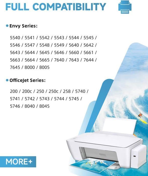 Blækpatron - Inkyeah - 62 XL Sort - Kompatibel med HP - Ydelse 750 sider - Generisk tilbehør
