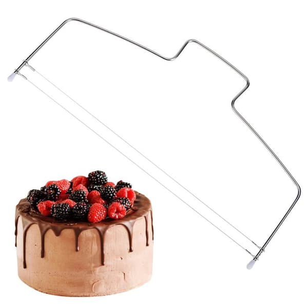 Kagekniv - 1 stk, 32cm rustfrit stål divider - Højdejusterbar, bagværk Etikette