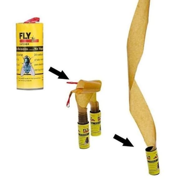 Insektsfälla - YWEI - INSEKTALAMPAN - Gul - 4 rullar - Miljövänlig